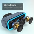 thumbnail image 2 of DOSS SoundBox Pro Altavoz Bluetooth con sonido estéreo de 20 W, graves extra activos, IPX6 resistente al agua, Bluetooth 5.0, emparejamiento TWS, luces multicolores, tiempo de reproducción de 20 horas, 2 of 5