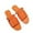 Orange, variant on Utoimkio Flat Sandals for Women Summer Women Casual Open Toe Comfy Slippers Beach Casual Flops Shoes