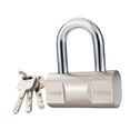 thumbnail image 1 of Candado con 3 llaves, cerradura con llave para escuela, gimnasio, casillero, equipaje, interior, impermeable, pequeño, para garaje, cobertizo, puerta, 7 cm x 36 cm x 36 cm, 1 of 8