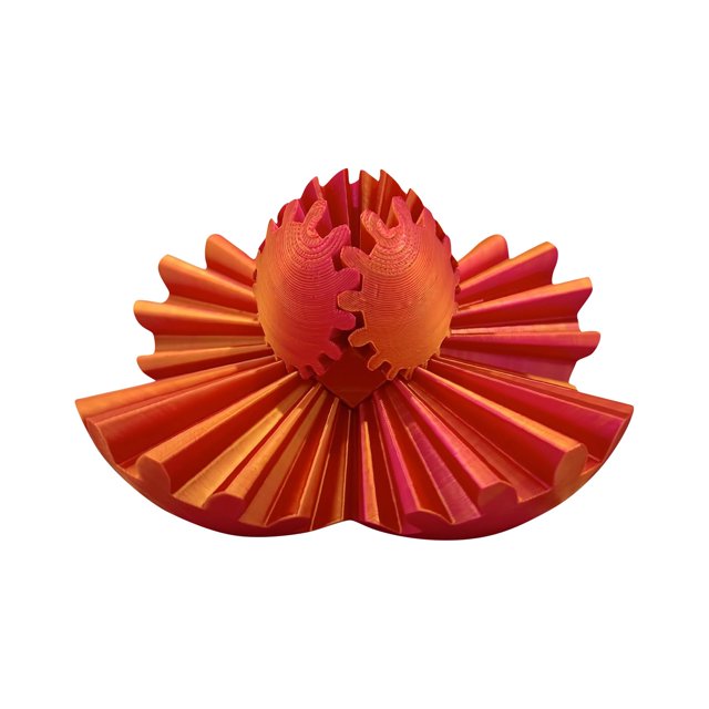 3D Impreso Gear Ball Spins Ball Gear Fidgets Toy, Juguete impreso en 3D para aliviar el estrés en el trabajo o en viajes, Activity Gear Ball para adultos y niños a partir de 6 años