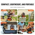 thumbnail image 6 of KFFKFF 9 inch Camping Tent Fan, 2000mAh Portable Fan with Hook for Tents, Rechargeable Auto Oscillating with LED Lantern 4 Speeds Adjustable, Swivel Timer, 6 of 8
