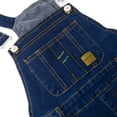 thumbnail image 5 of KIDSCOOL SPACE Baby Little Girls Denim Overalls,Toddler Boys Adjustable Jeans Workwear,Deep Blue,2-3 Years, 5 of 8