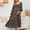 Black, variant on Women's Pregnant Casual Small Floral Printing Chiffon Square Collar Long Sleeve Long Dress,Beige,M Fall for 2022 Spring Winter