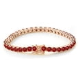 thumbnail image 2 of 3mm Moissanite Tennis Bracelets Women Gold Bracelets D Color VVS1 Clarity Red Diamond Tennis Bracelets S925 Sterling Silver Bracelets for Women（6-8 inchs）, 2 of 6
