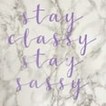 thumbnail image 2 of Matic,Jelena 15x15 Gold Ornate Wood Framed with Double Matting Museum Art Print Titled - Stay Classy Stay Sassy, 2 of 4