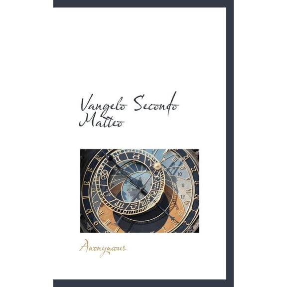 Vangelo Secondo Matteo (Hardcover)