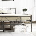 thumbnail image 7 of Blorly Adults Twin Metal Bed Frame with Headboard and Noise-Free Design, Black, 7 of 7