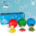 thumbnail image 2 of CoComelon SUDs SOAPrize Fun Pack - 3pk Includes Dino Cody, Ducky JJ, & Captain TomTom, Multicolored, Kids Soap Balls With Toys Inside, Item #8888, 2 of 7