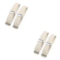 thumbnail image 3 of Youkk 2 Pcs Mode Chemise pour Hommes Manches Brassards Support Élastiqué Femmes Blanc 2x32cm 2Set, 3 of 6