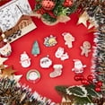 thumbnail image 5 of 40Pcs 10 Style Christmas Theme Brooch Pin Christmas Sock Santa Claus Acrylic Pin Christmas Tree Gingerbread Man Iron Badges Deer Red White Green Fashion Pins Sweater Shawl Clip Acrylic, 5 of 6