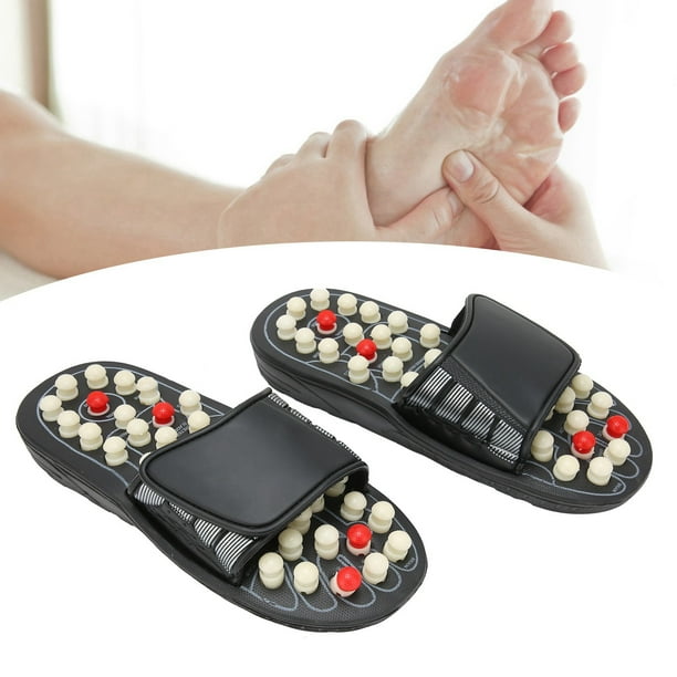 Tbest Acupressure Slipper, Plastic Material Reflexology Slippers