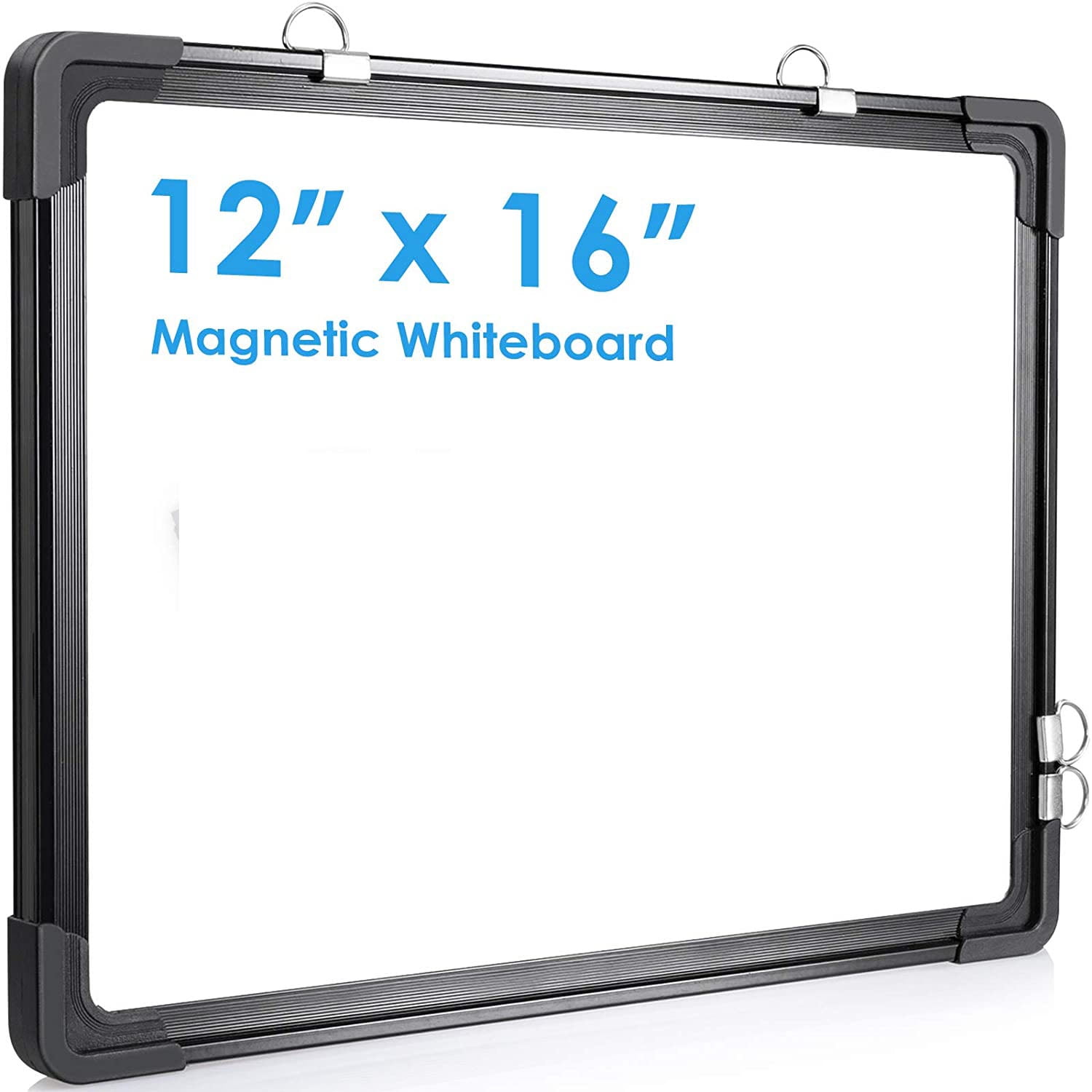 Portable Double-Sided Small Whiteboard for School 16 x 12 Inch Wall Mounted White Board Magnetic Dry Erase Board Home & Office 
