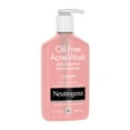 Neutrogena OilFree Pink Grapefruit Acne Facial Cleanser, 9.1 fl. oz