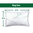 thumbnail image 4 of Memory Foam Hypoallergenic Comfort Cooling Bamboo Pillow - Set of 2 - King, 4 of 6