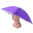 thumbnail image 6 of NFTIGB Adult Umbrella Hat Waterproof Foldable Sun Hat Headwear for Outdoor Fishing Hiking Purple 109g / 3.8oz 27.2 inches / 69 cm, 6 of 9