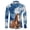 Brown Horse Cloud, variant on American 250th Eagle Shirt Soft T-shirt Long Sleeve Workout Shirt Mens Button Up Dress Independence Day Shirts Workout Casual Blouse for Men Size M-3XL