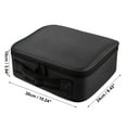 thumbnail image 2 of Makeup Bag Organizer for Cosmetics Makeup Brushes Toiletry Oxford Cloth PU Leather Black 1 Pcs, 2 of 7