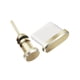 thumbnail image 1 of Tholdsy Tapón antipolvo, cubierta USB tipo C portátil, puerto de de auriculares antipolvo, accesorios flexibles impermeables para Cables de audio/vídeo Oro PC 1, 1 of 6