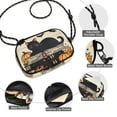 thumbnail image 3 of FORMRS Mini Crossbody Bag for Women Adjustable Rope Shoulder Casual Phone Purse, Halloween Cat, 3 of 7