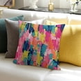 thumbnail image 3 of SHANXI Throw Pillow Covers Vibrant Trendy and Ethnic Collection Fashion Pink 12x12in, 3 of 5
