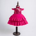 thumbnail image 4 of Vestido Vestido Infantil Vestido Princesa Vestido Niña Malla Abullonada Ropa Infantil Disfraces Vestido Infantil Verano, 4 of 5