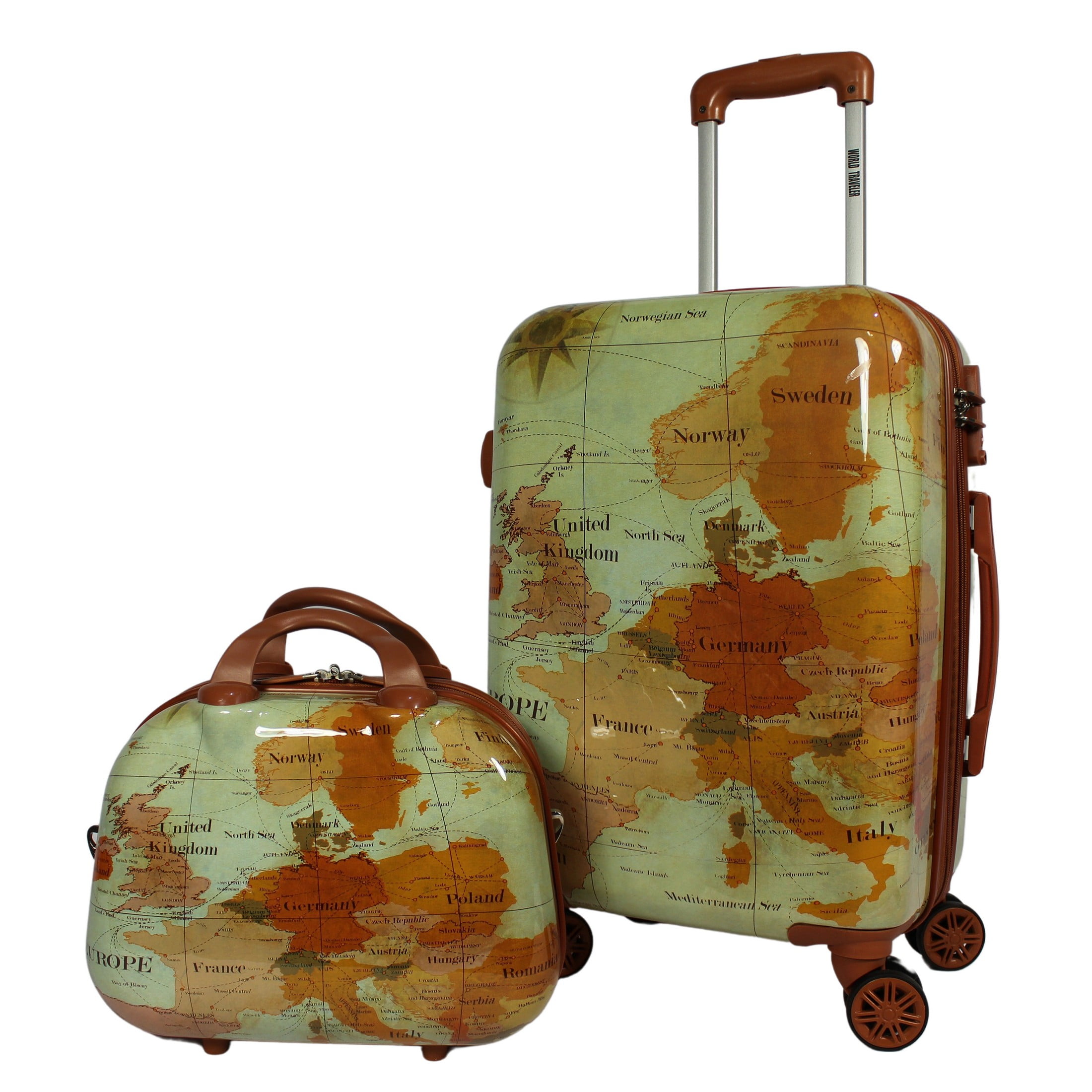Traveler トラベラー World Traveler Butterfly 3-Piece Hardside Expandable Spinner