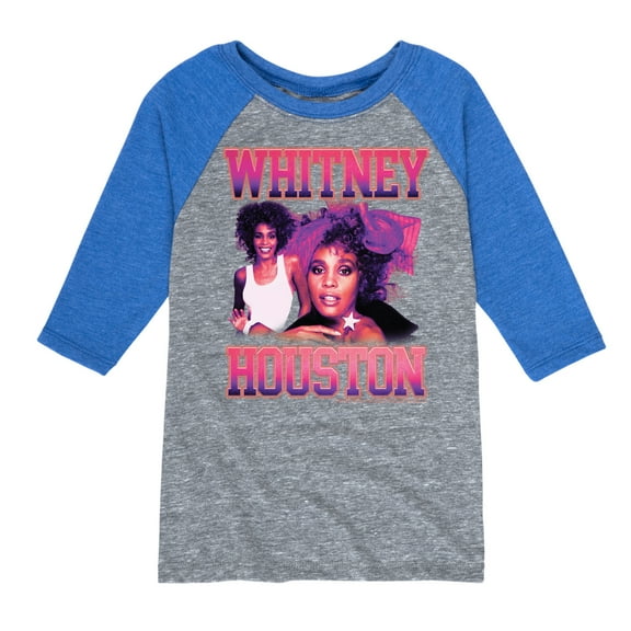 Whitney Houston - Vintage Whitney - Toddler And Youth Raglan Graphic T-Shirt