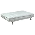 thumbnail image 5 of Dilleston Upholstered Tufted Convertible Sofa Bed White, 5 of 5