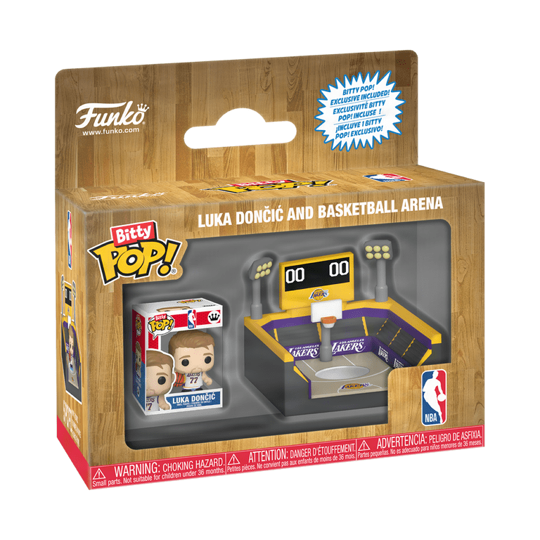 Funko Bitty POP Town: NBA Arena- Lakers with Luka Doncic, Vinyl