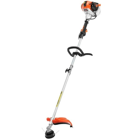 VEVOR String Trimmer 25.2CC 2-Stroke Gas Powered Weed Wacker 16.9 Cordless Grass Trimmer Multi-Functional Lawn Edger with Shoulder Strap & 3T Blade Weed Eater for Quick Grass Cleaning
