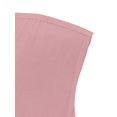 thumbnail image 6 of Women's Black Strapless Mini Dress - Bodycon Fit with Front Slit, 6 of 10