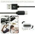 thumbnail image 6 of 10FT Braided USB-C Fast Charging Set by  - US Adapter & Ultra Strong Cable for Most Smartphones, 6 of 6