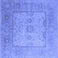 thumbnail image 1 of Ahgly Company Indoor Square Oriental Blue Industrial Area Rugs, 7' Square, 1 of 4