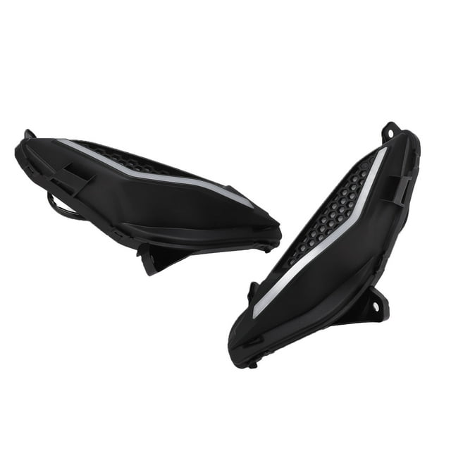 Motorbike LED Pilot Light, Long Lifespan Motorcycle Side Turn Signal Light Super Bright Left Right 2pcs Low Power Consumption Waterproof For Upgrade Red Eye White Light