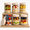 Beige, variant on Purple 16oz Glass Food Storage Jars 6 Pack for Overnight Oats, Meal Prep, and Snacks