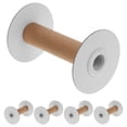 thumbnail image 2 of Shisuyan 5Pcs Wire Winding Spools Yarn Sewing Spools Practical Weaving Bobbins Craft Spools for Embroidery, 2 of 8