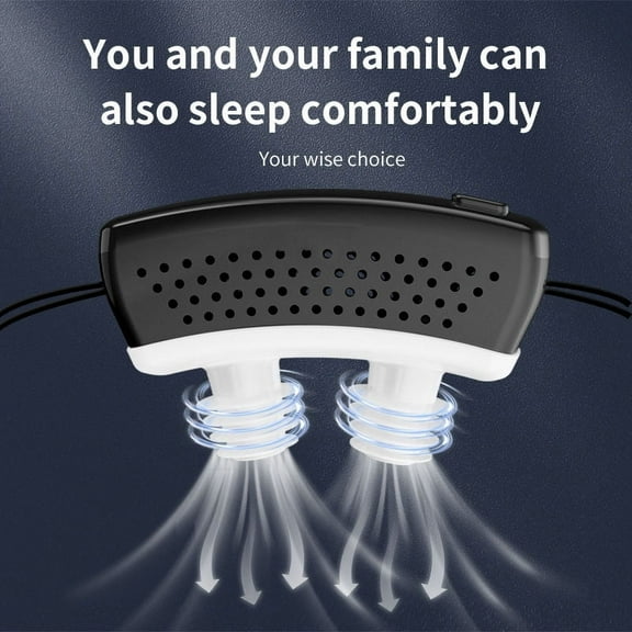 Portable Anti-Snoring Device For Sleeping, Electric Nasal Clearer With 6 Adjustable Modes, Intelligent Snoring Relief & Sleep Aid (Auto Detection, Comfortable Fit)​