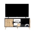 thumbnail image 2 of Mueble para tv MORU FULL Negro minimalista para Casa u Oficina, 2 of 8