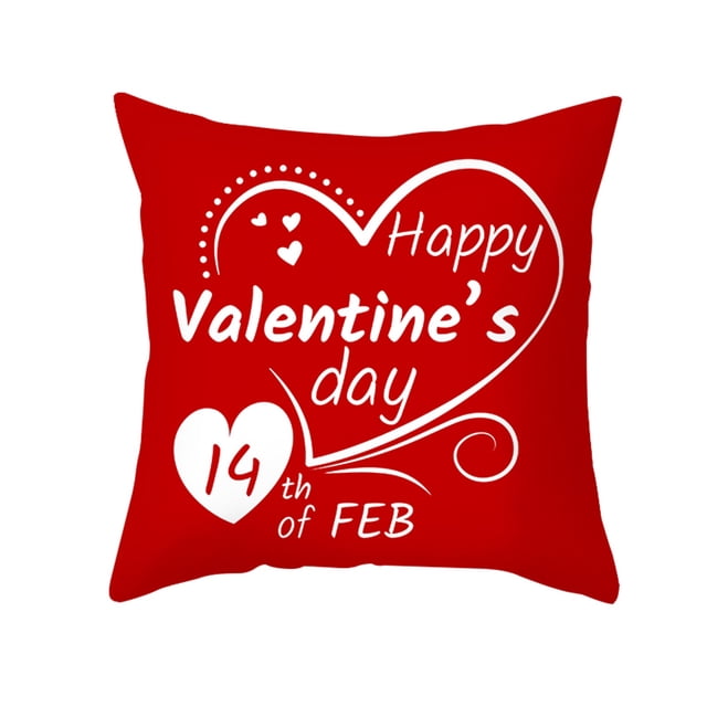 Housse de Coussin en Coton pour la Saint-Valentin pour Canapé