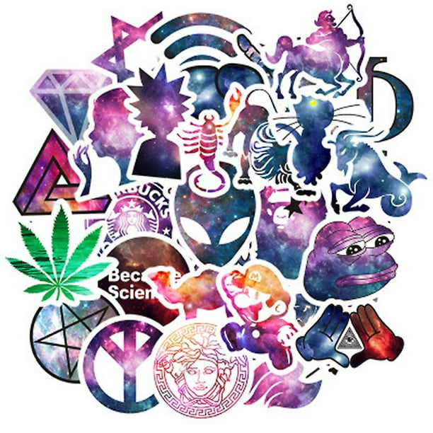36pcs/set Harajuku Star Graffiti Stickers Cartoon Stickers For Phone Laptop Motorcycle Suitcase Skateboards Guitar Stickers