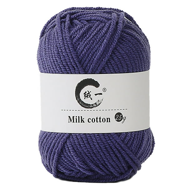Colorful Hand Knitting 25g Knitting Crochet Milk Soft Baby Cotton Wool Yarn