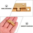 thumbnail image 4 of OUNONA 10 Pcs Push Close Door Catches For Cabinet Doors Copper Spring Lock Office Use, 4 of 5