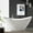 White/Chrome Drain, variant on FerdY Boracay 67" Acrylic Freestanding Soaking Bathtub with Chrome Pop-up Drain, White, F02503