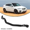 thumbnail image 3 of Manguera del radiador Unique Bargains Manguera de calefacción del radiador Manguera de salida del radiador No.17127584561 para BMW X6 2008-2011 Tubo de refrigerante de goma Negro 1 Pc, 3 of 6