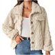 thumbnail image 2 of Chaquetas y abrigos casuales con capucha de manga larga para mujer, cárdigan de manga larga liso para otoño e invierno, abrigo de moda, tops de poliéster para mujer, 2 of 7