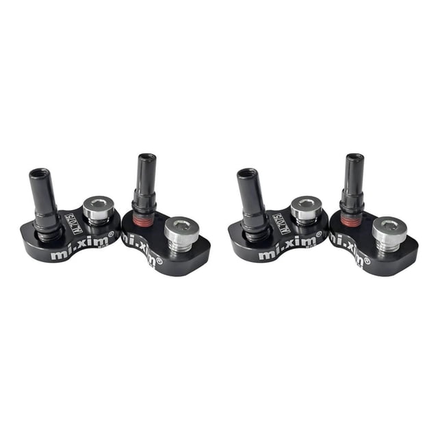 Guardoinrt Mi.Xim Bike V Brake Caliper Extender Adaptor Aluminum Alloy Modification Replacement Extension Converter Accessory Black 2Set