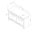 thumbnail image 3 of South Shore Exhibit Corner TV Stand, for TVs up to 42", Multiple Finishes, 3 of 12