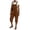 Brown, variant on Overalls for Women Sleeveless Linen Adjustable Cargo Jogger Jumpsuit Casual Loose Jumpsuit Summer Capri Rompers with Pockets S