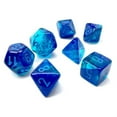 thumbnail image 2 of Gemini Polyhedral Dice Set | Set of 7 Dice in a Variety of Sizes Designed for Roleplaying Games | Premium Quality Dice for Tabletop RPGs | Luminary Blue and Light Blue Color | Made by Chessex, 2 of 2