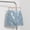 Light Blue, variant on FASHOFT Sequin Mini Skirt For Women Y2K High Waist A Line Skirt Glitter Sequined One Step Bodycon Skirt Anti Exposure Design For Daily Party Wear Womens Skirts Black